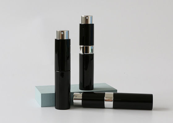 小型8ml黒の詰め替え式の香水の噴霧器
