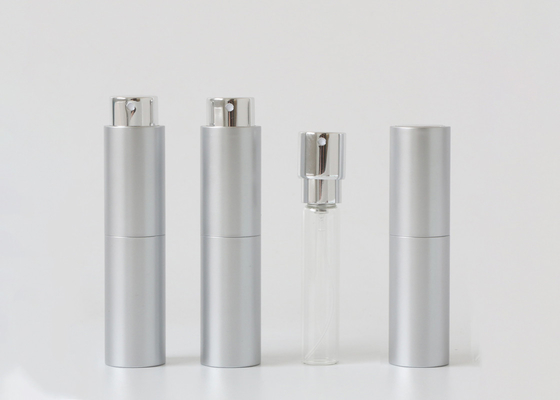 電気めっきのプラスチック製 ガラスの内部10ml詰め替え式の香水の噴霧器のスプレーのびん